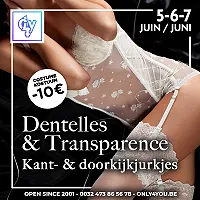Dentelles & transparence & apero du dimanche