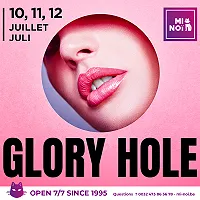 Glory hole party & après-midi gang bang